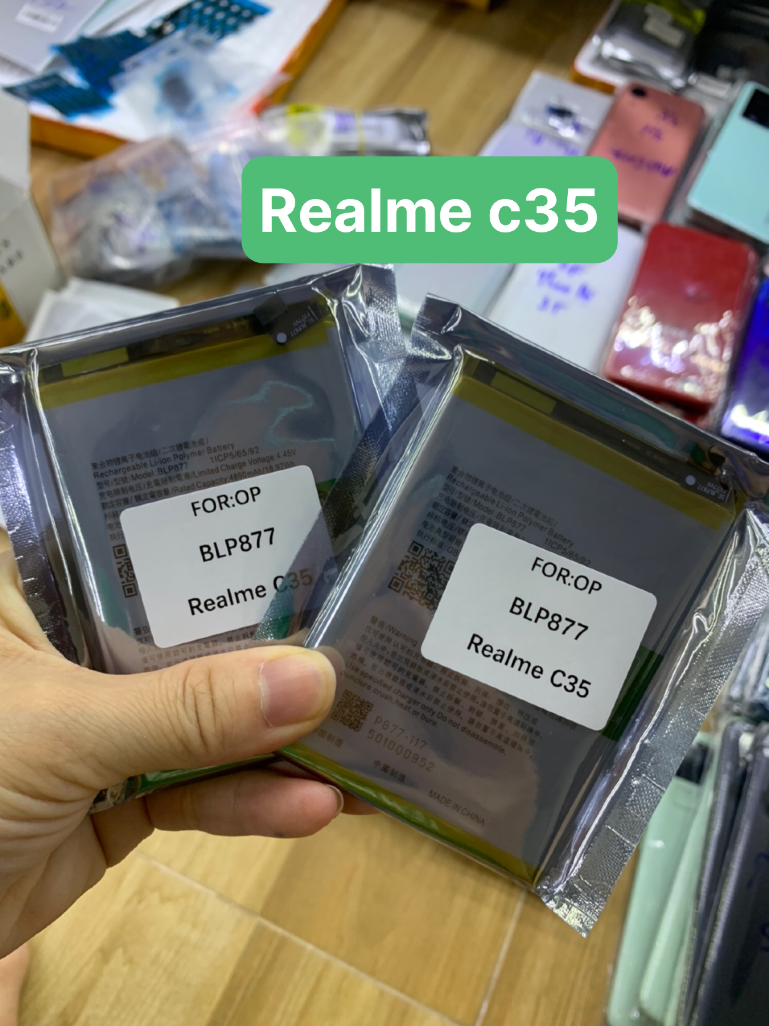 PIN ZIN MỚI ĐIỆN THOẠI REALME C35-BLP 877 (ZIN)