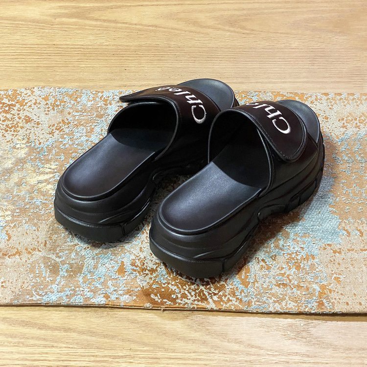 Dép quai ngang nữ chelee đế cao 4cm tôn dáng cực đẹp