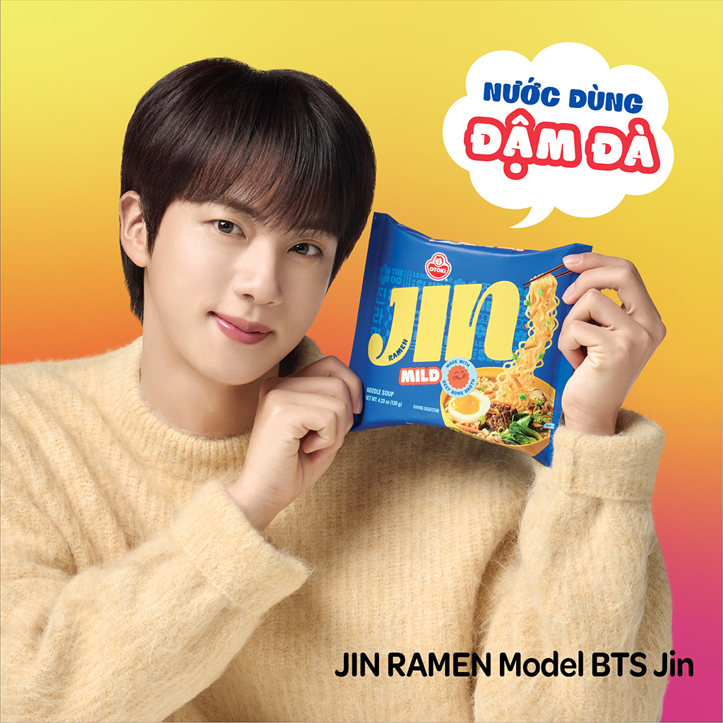 Combo 3 Tô Mì Jin không cay Otoki 110gx3