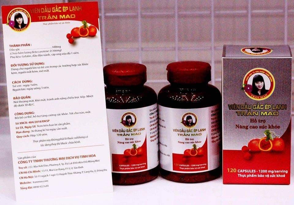 Viên nang dầu gấc Trần Mao