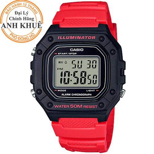 Đồng hồ nam Casio Anh Khuê W-218H-4BVDF