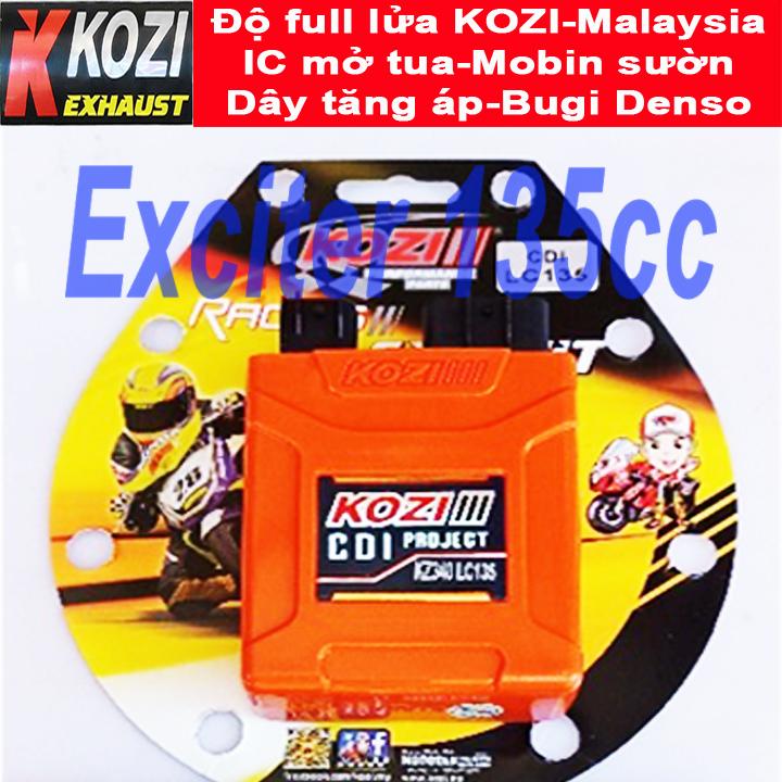 Độ full bộ tứ cho dàn lửa xe Exciter 135cc - KOZI Malaysia