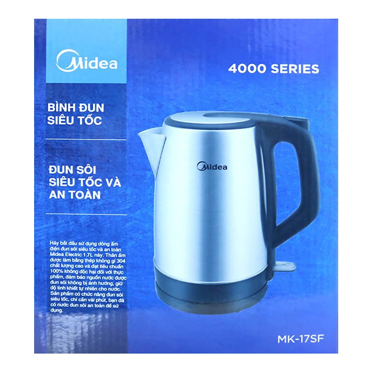 Bình Đun Siêu Tốc Midea MK-17SF 1.7L