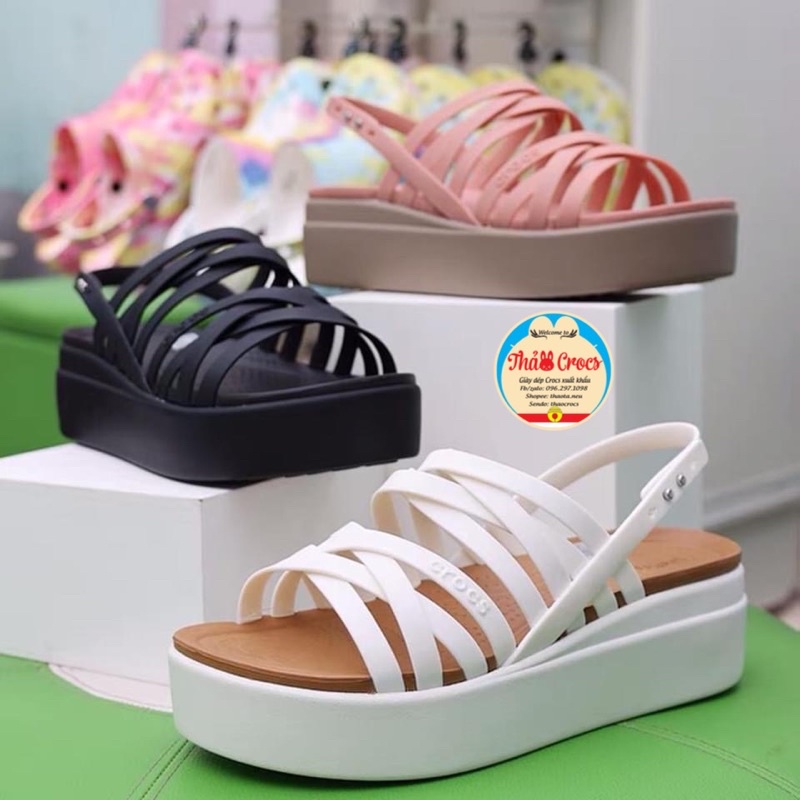 Giày Sandal Cross Brooklyn quai Đan đế 5cm