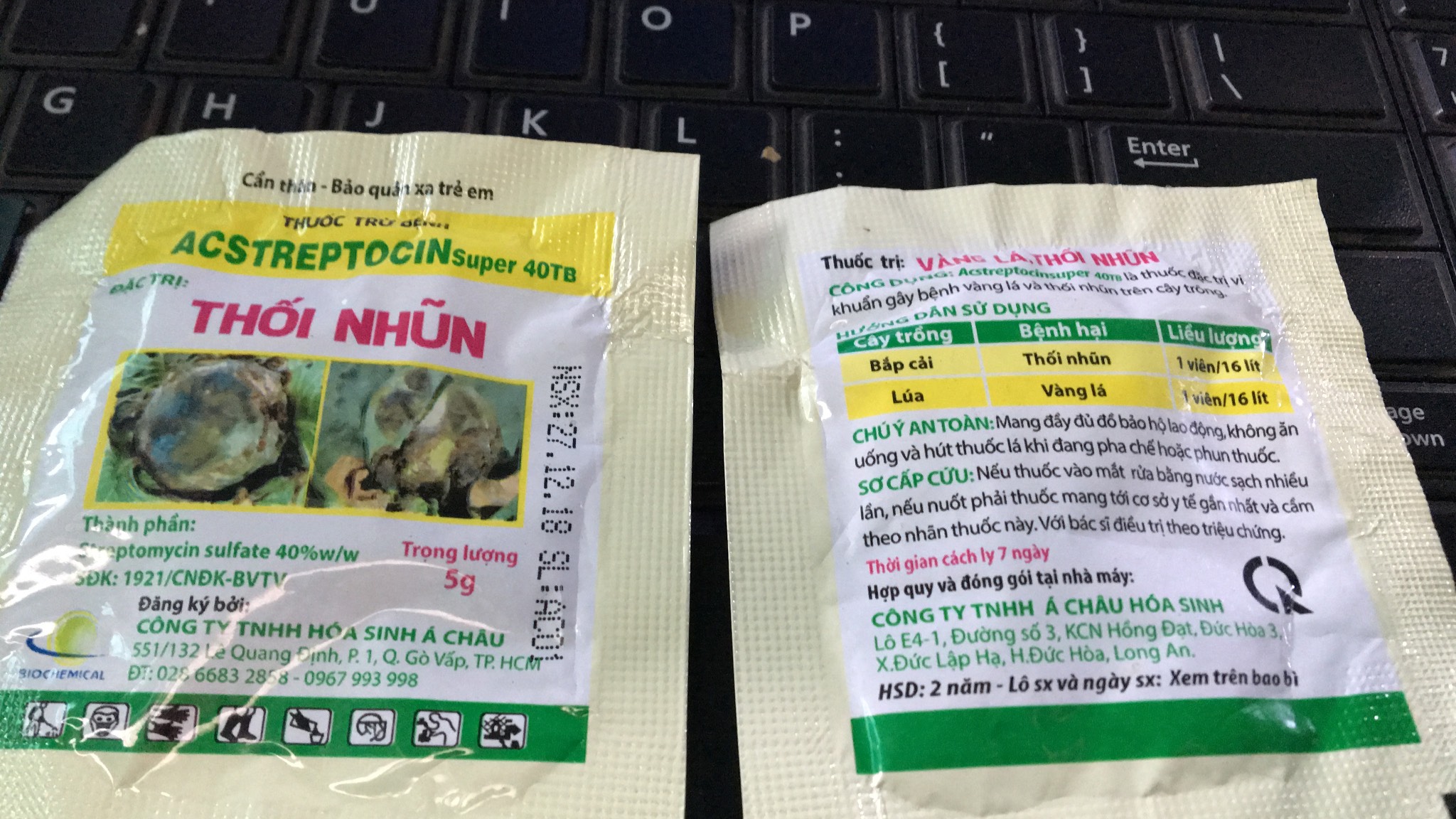 02 Viên sủi chống thối nhũn 5gr AC