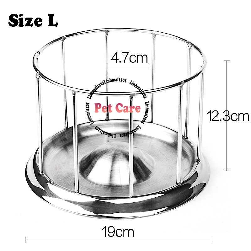 Khay đựng thức ăn cho rùa inox