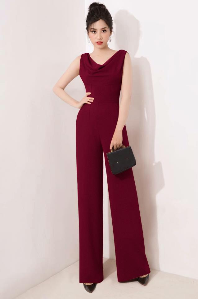 Jum dài cổ đổ ống suông xinh xắn