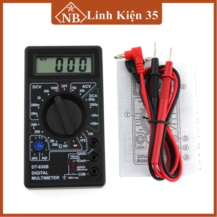 Đồng hồ DT830B DIGITAL MULTIMETER, đồng hồ đo điện vạn năng
