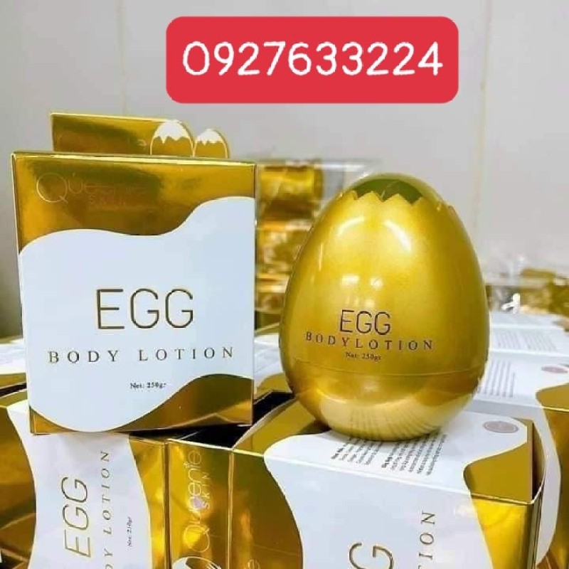 [Chính Hãng] Kem body Trứng lấy lại vóc dáng - Egg Body Lotion – Body Trứng Vàng Queenie Skin nhập khẩu