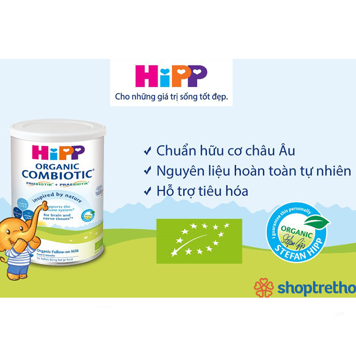 Sữa bột HiPP Combiotic số 1 350g (0-6 tháng)
