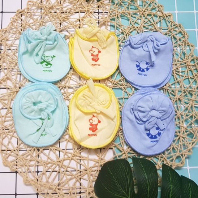 Bộ bao tay bao chân ( loại buộc dây, chống nằn cho bé)