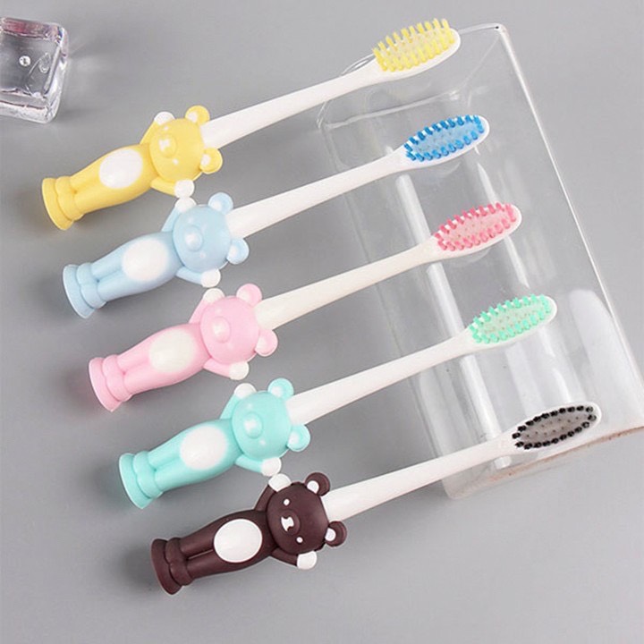 Set 4 bàn chải đánh răng hình thú cho bé