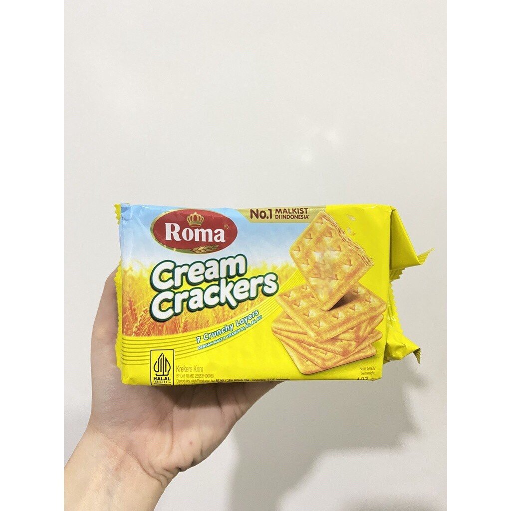 Bánh Quy Giòn lạt Roma Malkist Crackers (Gói 107g)