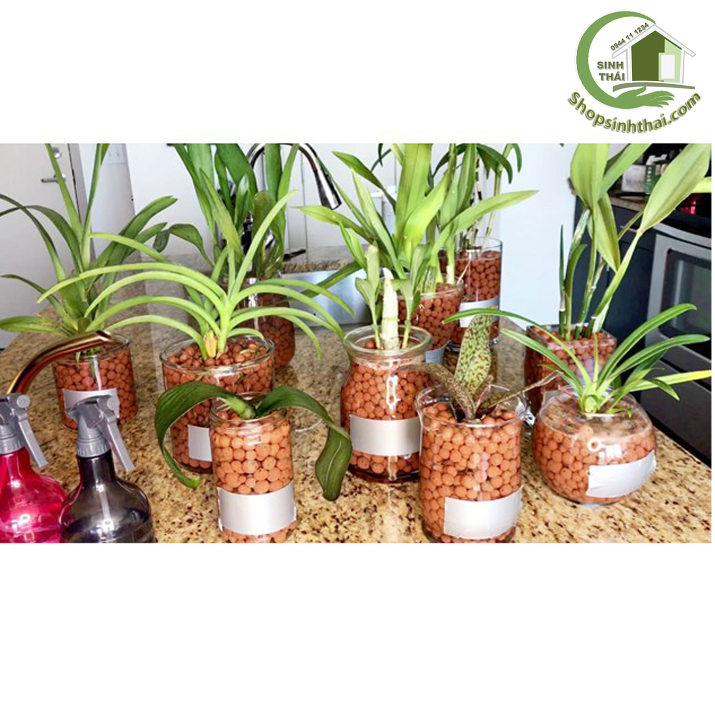 [HCM]Viên Đất Nung - Sỏi Nhẹ Trồng Cây - túi 700gr