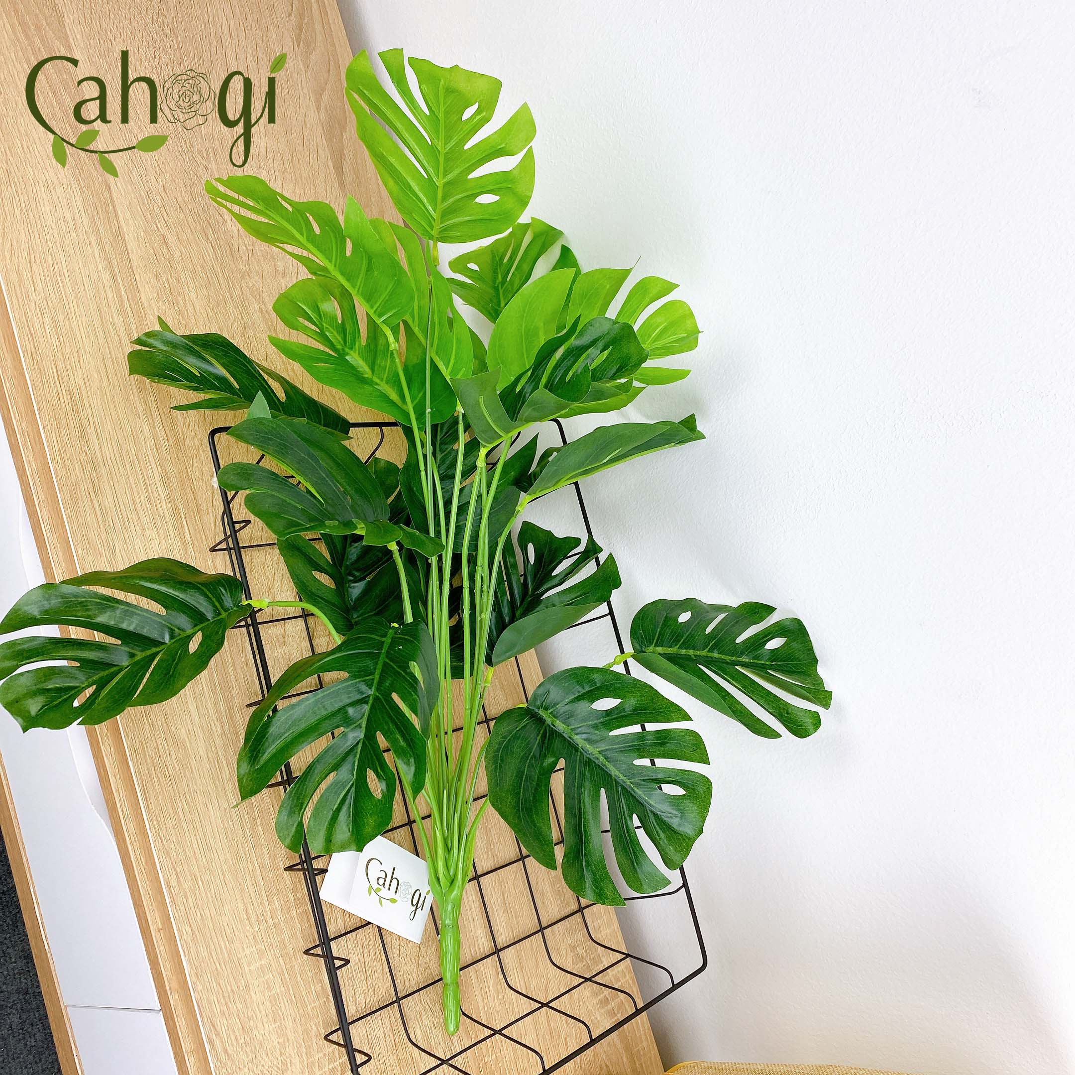 Cây nhựa PVC - Cây Lá Rùa DECOR cỡ lớn (Không Kèm Chậu)