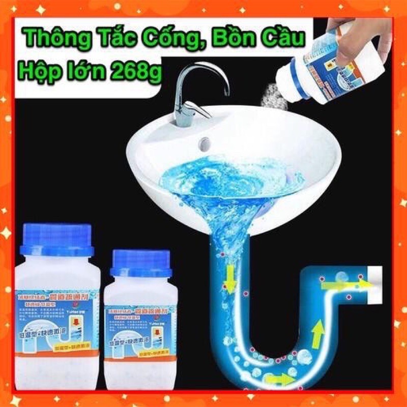Bột thông tắc cống siêu mạnh