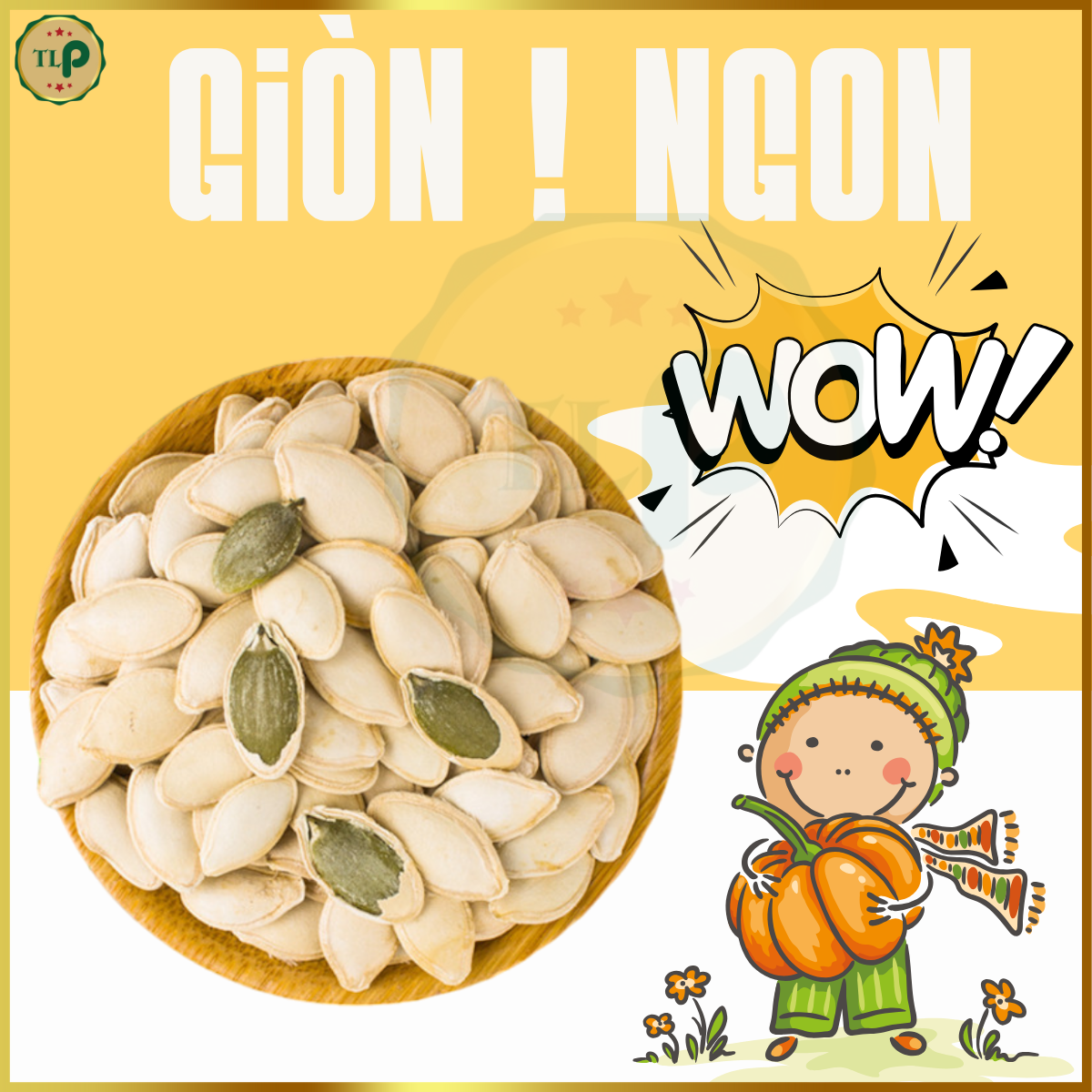 HẠT BÍ TRẮNG TÂN LỘC PHÁT - HŨ 500G