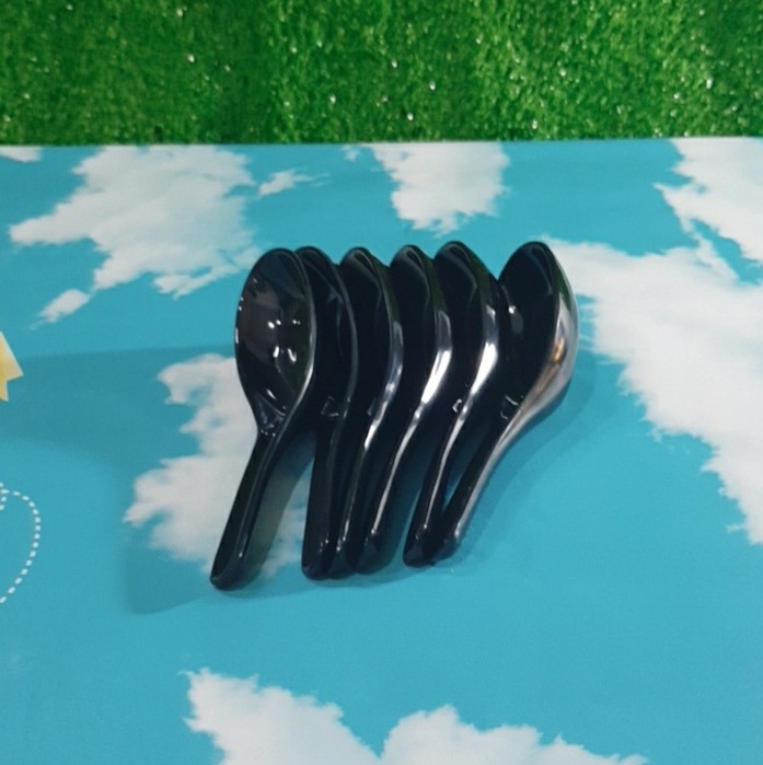[HCM]2 Muỗng cơm No14 melamine màu Đen Bóng Sang Trọng
