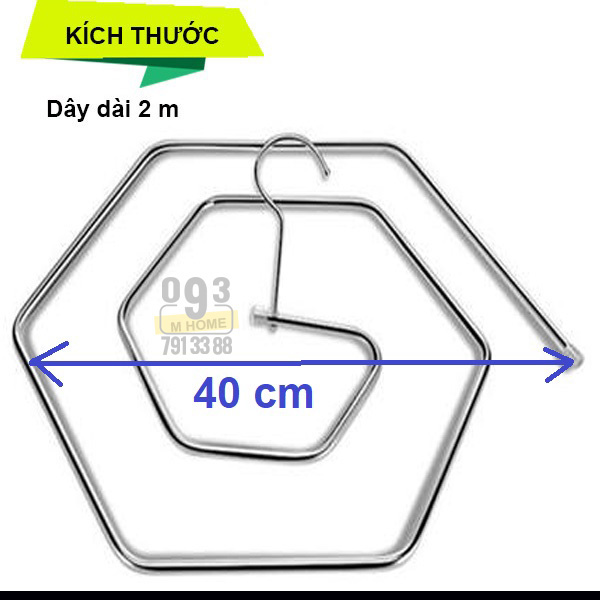 [HCM]Dụng Cụ Phơi Quần Áo Inox Móc Treo Phơi Chăn Mền Tiện DụngSào