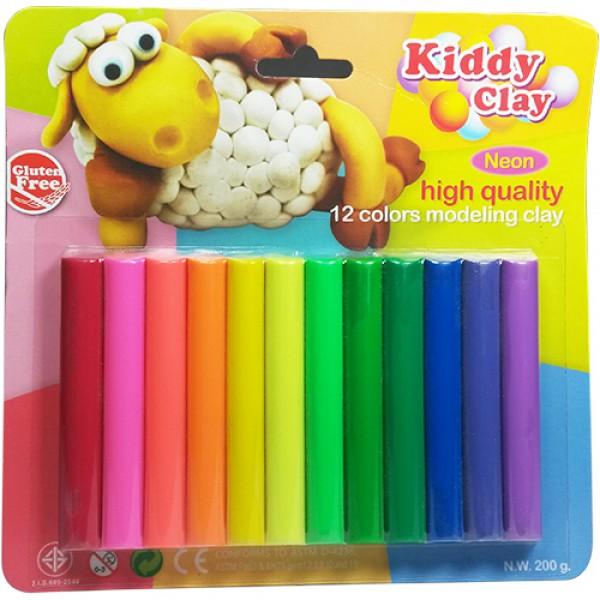[HCM]Bộ đất sét nặn 12 màu Kiddy Clay Thái Lan - Diệp Linh