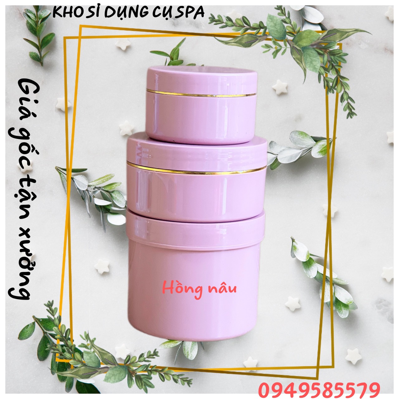 combo 50 hủ 100gr màu đen