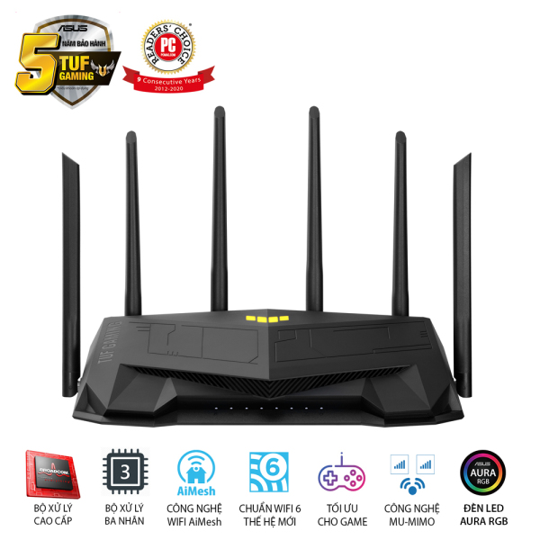 Bảng giá Router Wifi 6 ASUS TUF Gaming AX5400 Băng Tần Kép TUF-AX5400 - Hàng Chính Hãng Phong Vũ