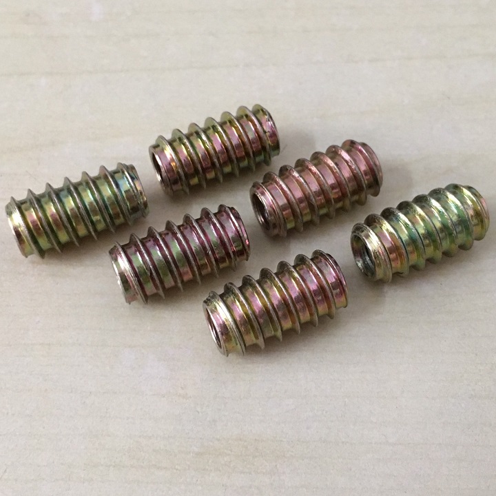 50 CON -  6x20mm ỐC CẤY GỖ - SÒ CẤY KHÔNG VÀNH - SÒ SẮT KHÔNG VÀNH