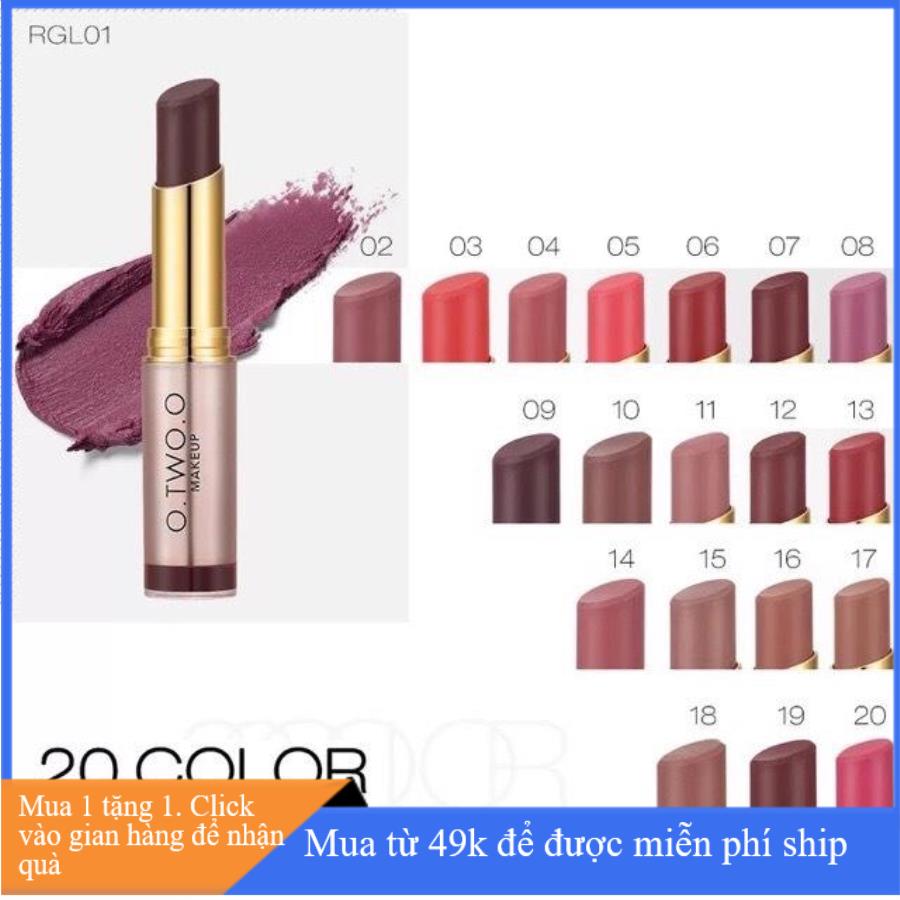 Son thỏi O.two.o lì fit môi
