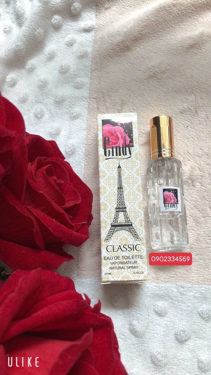 NƯỚC HOA 4d chai 20ml chai xịt - thơm lâu