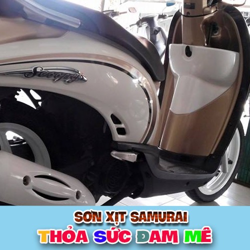 Samurai H196 - Chai sơn màu trắng ngọc trai H196 Samurai Paint
