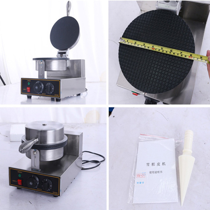 Máy làm vỏ ốc quế, bánh ốc quế công nghiệp