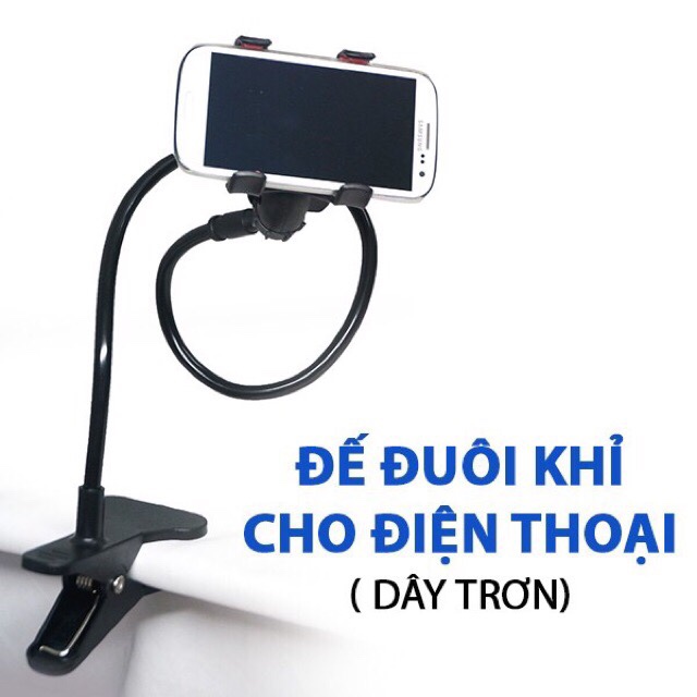 1 cai. kẹp đa năng cho điện thoại, giá đỡ, kẹp đuôi khỉ xoay 360 độ. th106