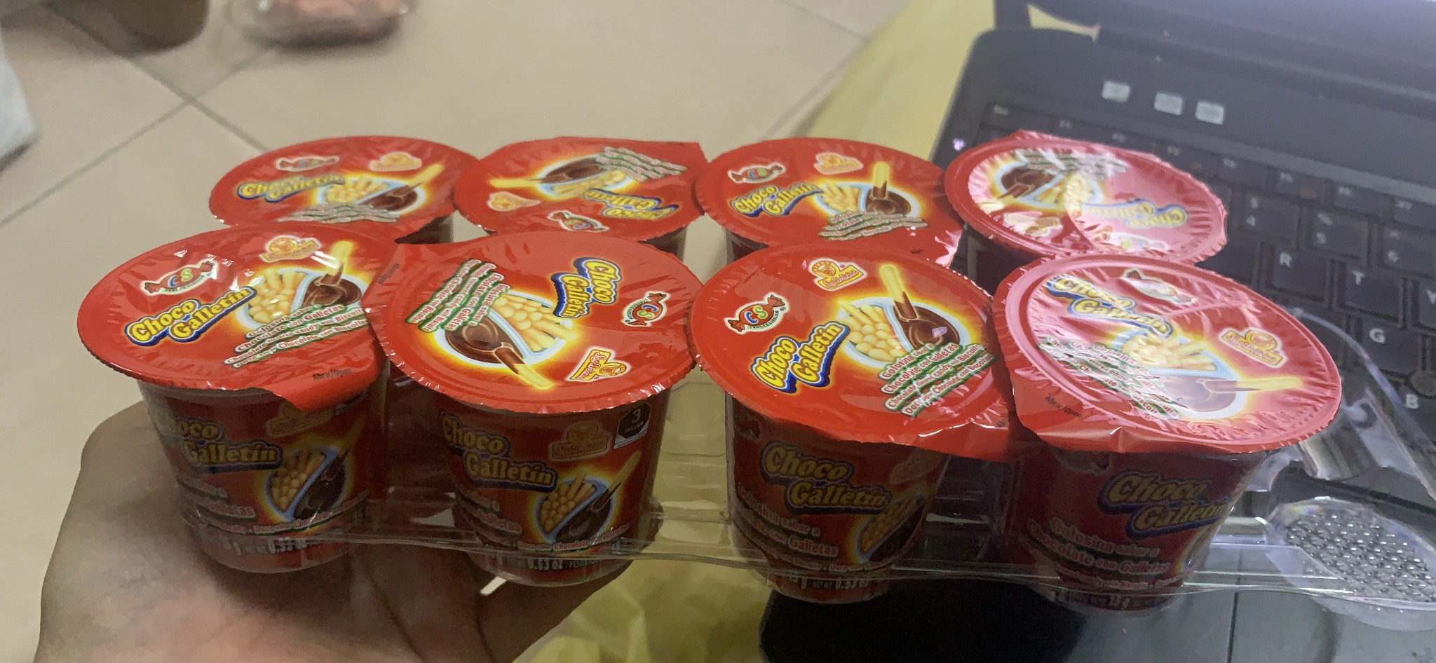 Bánh Quy Chấm Socola Choco Galletin Siêu Ngon - Hộp 15gr