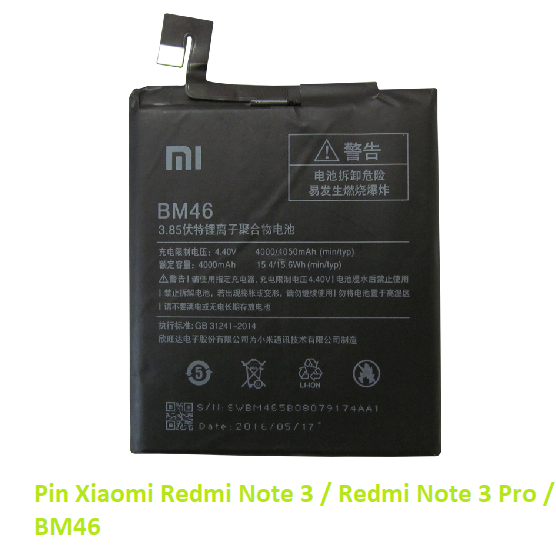 Pin Xiaomi Redmi Note 3 / Redmi Note 3 Pro / BM46