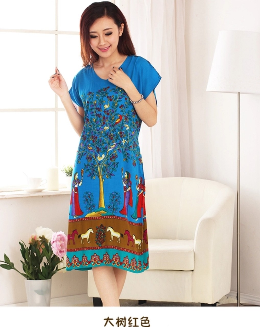 Đầm Maxi lanh big size  Quảng Châu
