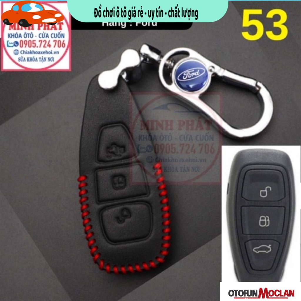 Bao da chìa khoá xe ô tô ford focus