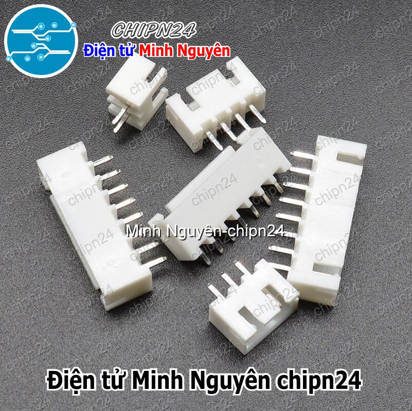 [10 cái] (F297-298) Header XH2.54 Đực Thẳng (2P/3P/4P/5P/6P/7P/8P/9P/10P/11P/12P/14p) - [Chọn Loại] - HHH.00045