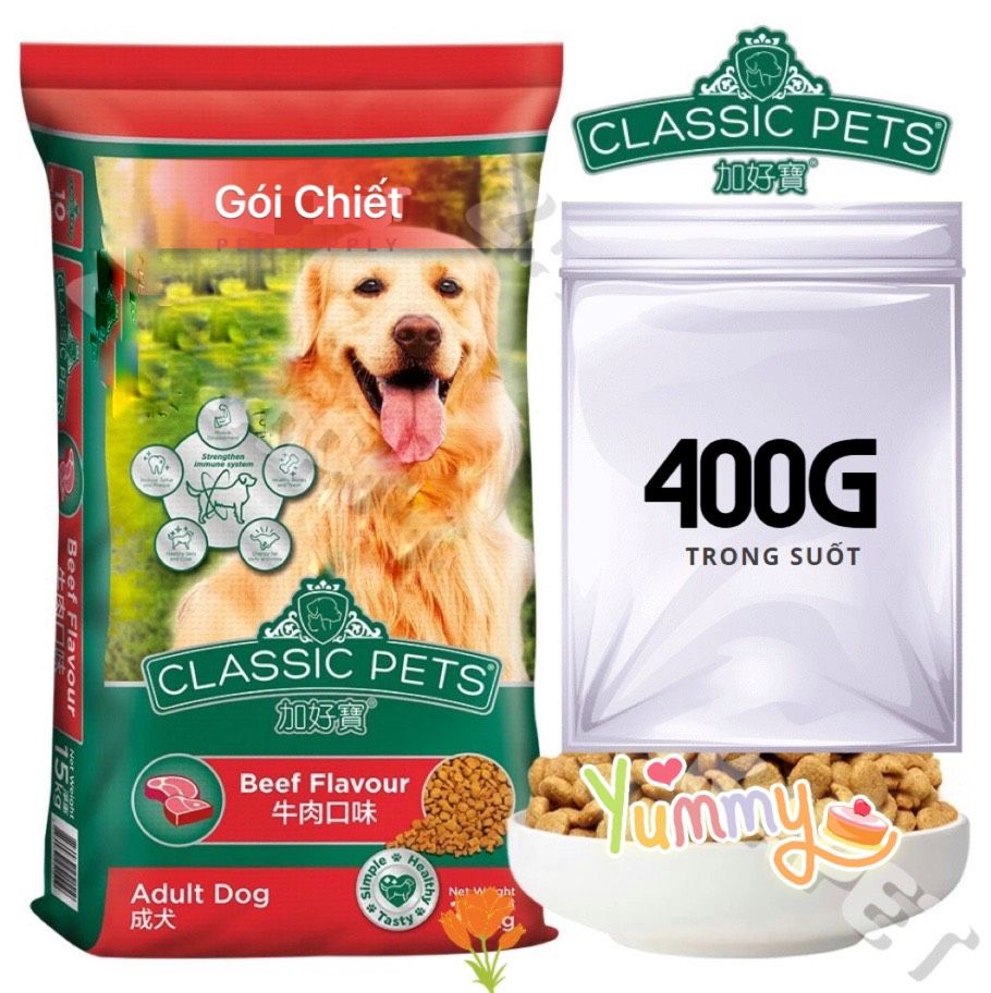 Thức ăn chó lớn Classic Pets Vị Thịt Bò