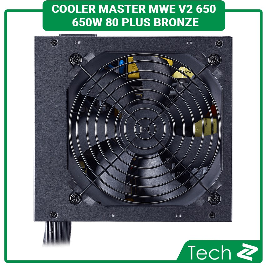 [FREESHIP MAX] Nguồn máy tính Cooler Master MWE V2 230V 650 650W Plus Bronze (80 Plus Bronze/Màu Đen)