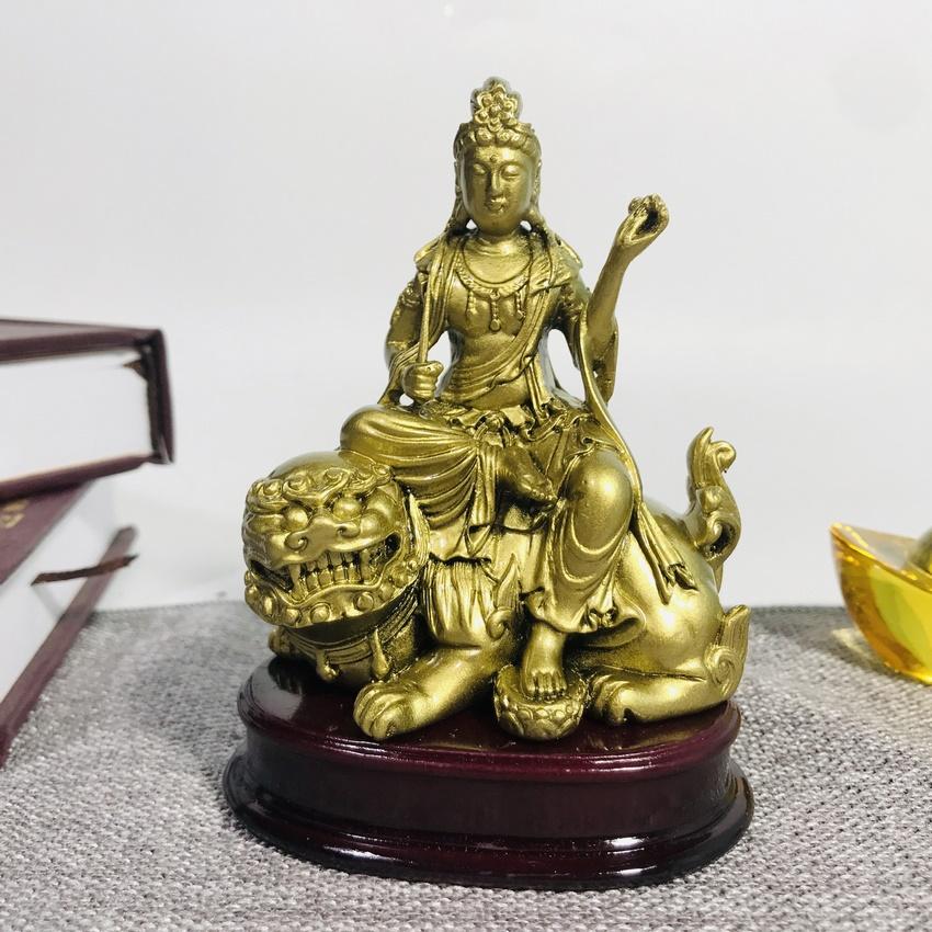 Tượng phật Văn Thù Bồ Tát sơn đồng