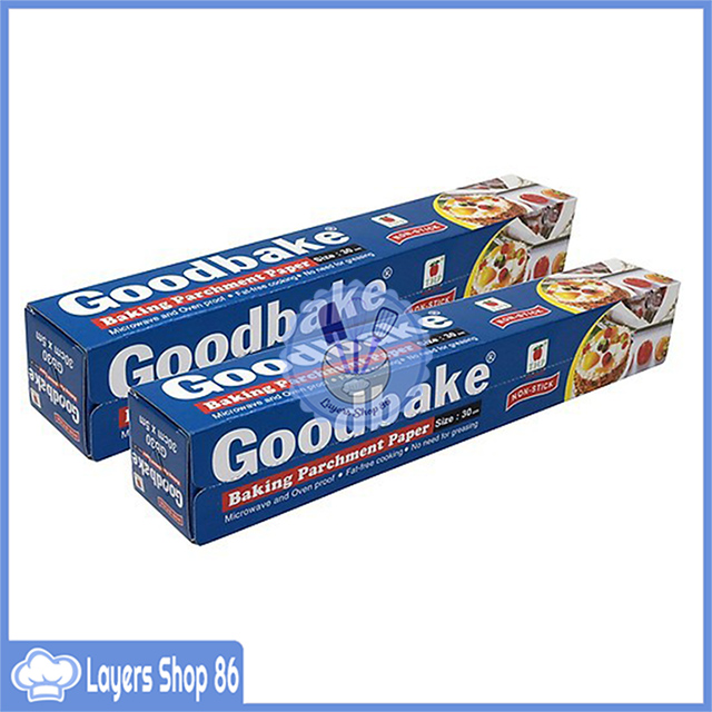 LAZDEAL - COMBO 2 HỘP GIẤY NẾN, GIẤY NƯỚNG BÁNH/ Xuất xứ:  Đức/ Sản phẩm sử dụng với lò nướng và lò vi sóng. Giấy nến nướng bánh GOODBAKE GB30 - 30cm*5m