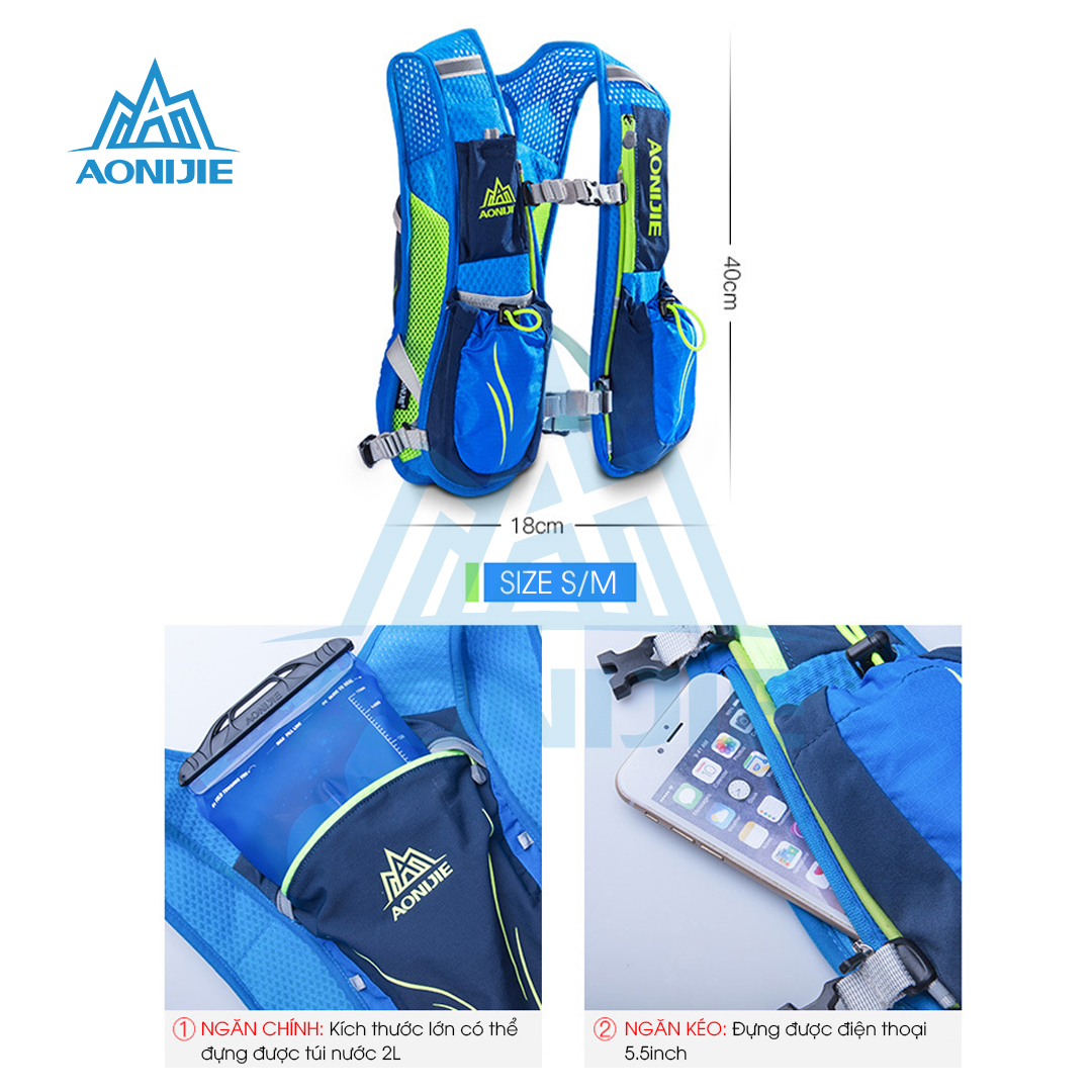 Balo / Vest Chạy Bộ Thể Thao Aonijie E885