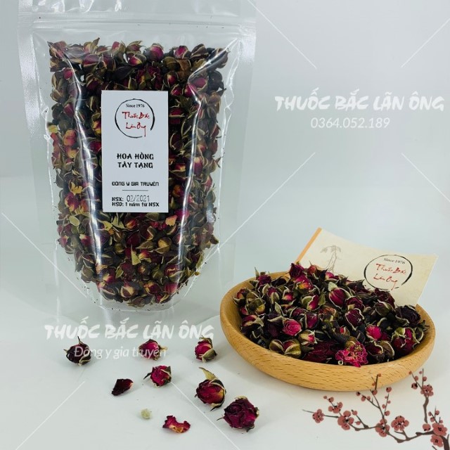 Tibetan Rose Buds 500g, Dried Roses with Whole Buds, Used for Making Tea, Decor, Decoration