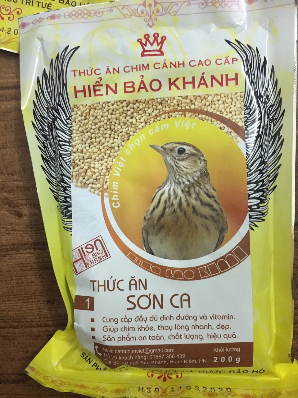 Cám chim Sơn Ca số 1 Hiển Bảo Khánh