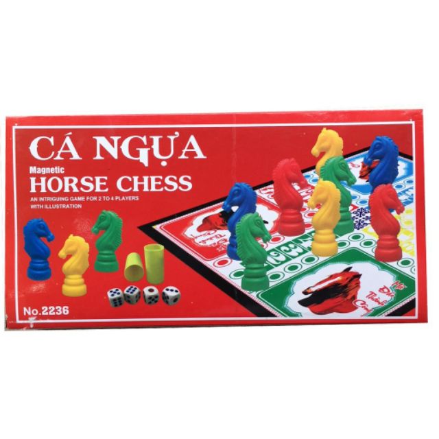 BỘ CỜ CÁ NGỰA NAM CHÂM 28*28CM