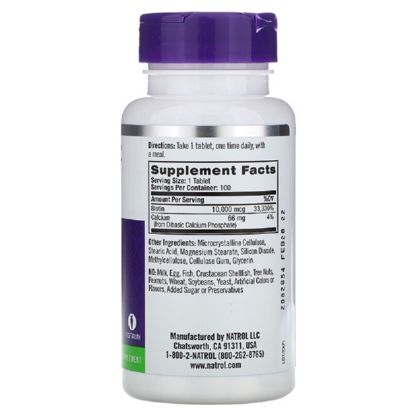 Biotin Beauty - Đẹp Da, Mọc Tóc, Móng Khoẻ 5000MCG 250 Viên
