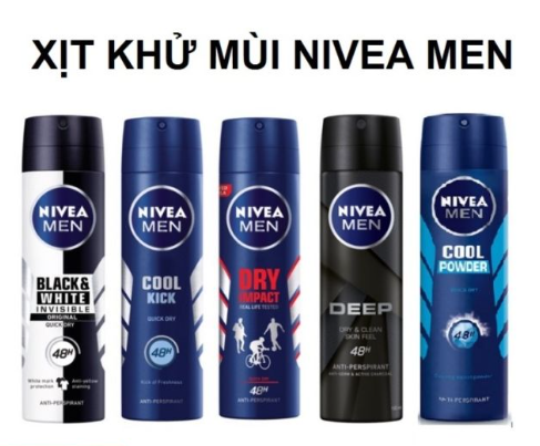 Xịt ngăn mùi Nivea Men 150ml
