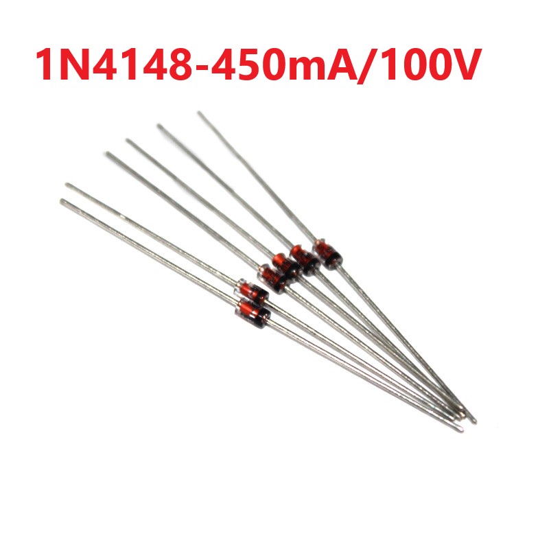 Túi 10 con - diode xung 1n4148 450ma 100v chân cắm do-35 dip - diode zenner 4148