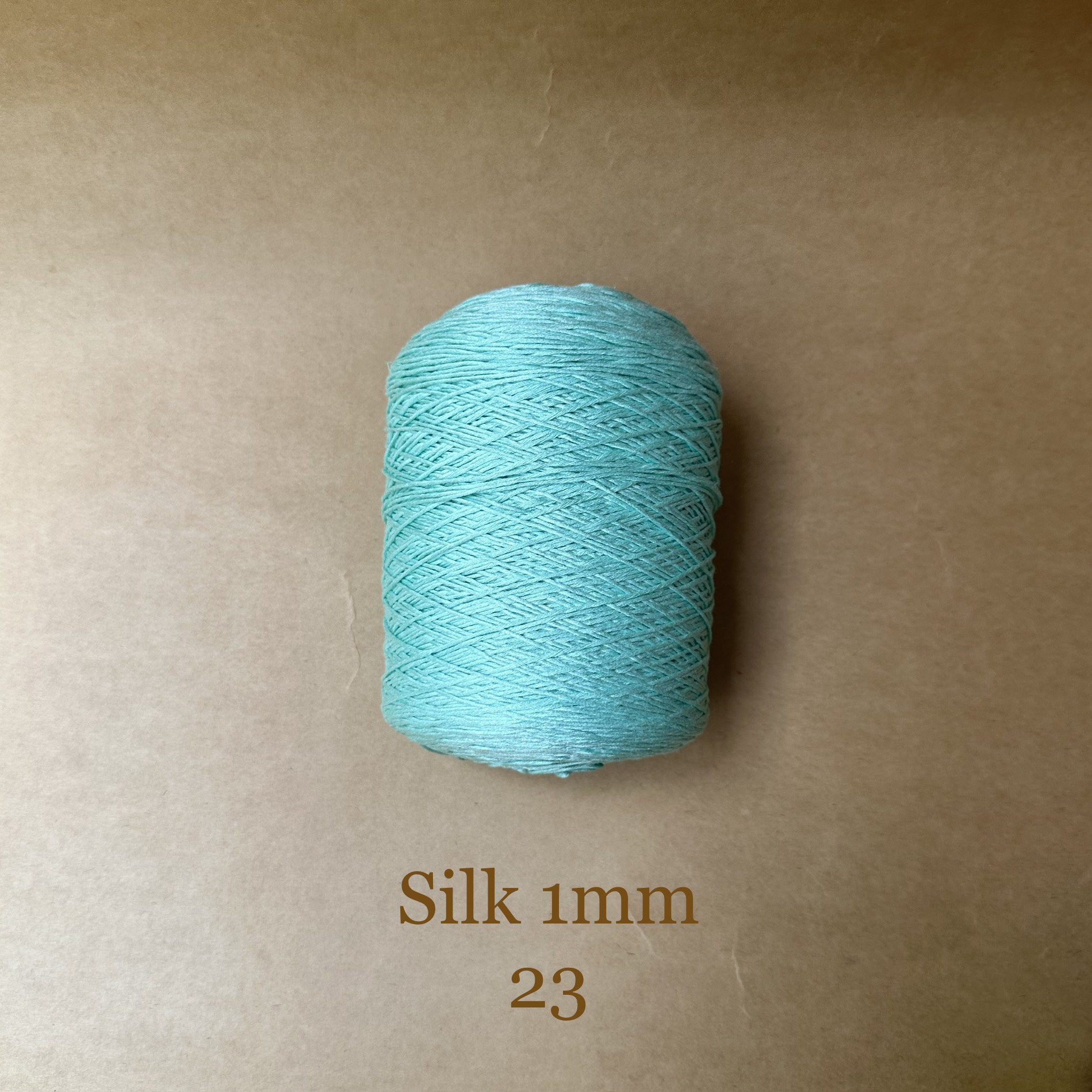 100% Silk Yarn Roll, 1mm, 300g, Solid Color