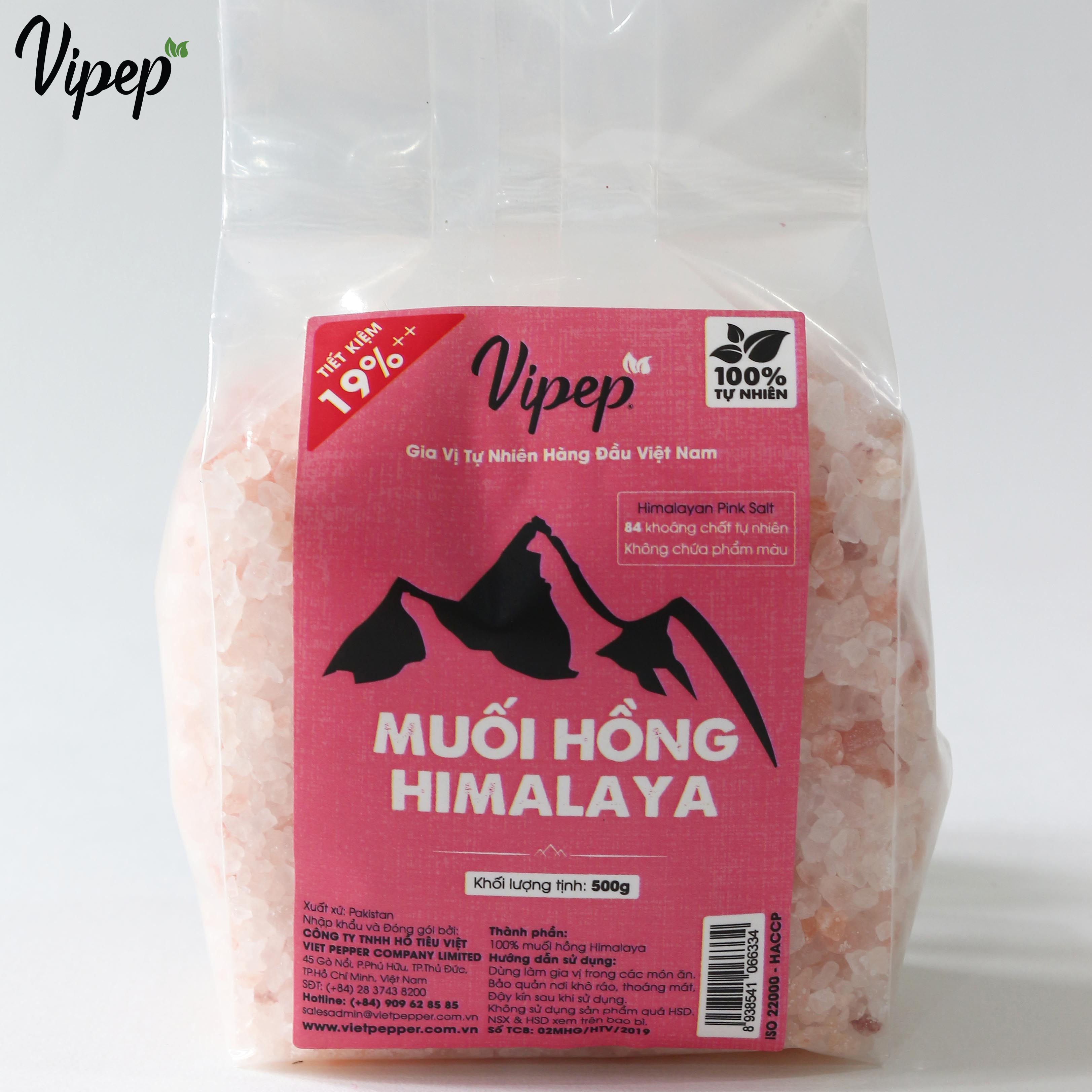 Muối hồng Himalayan Pink Salt Vipep